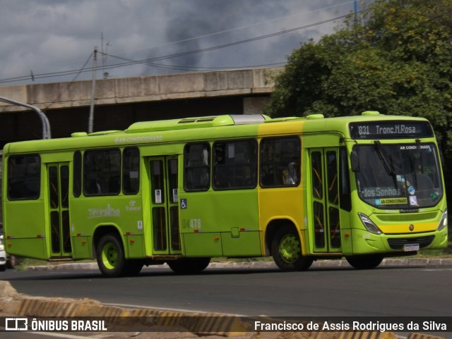Transcol Transportes Coletivos 04478 na cidade de Teresina, Piauí, Brasil, por Francisco de Assis Rodrigues da Silva. Número da foto: #9022772.