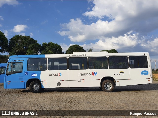 Santa Zita Transportes Coletivos 21269 na cidade de Viana, Espírito Santo, Brasil, por Kaique Passos. ID da foto: 9020470.