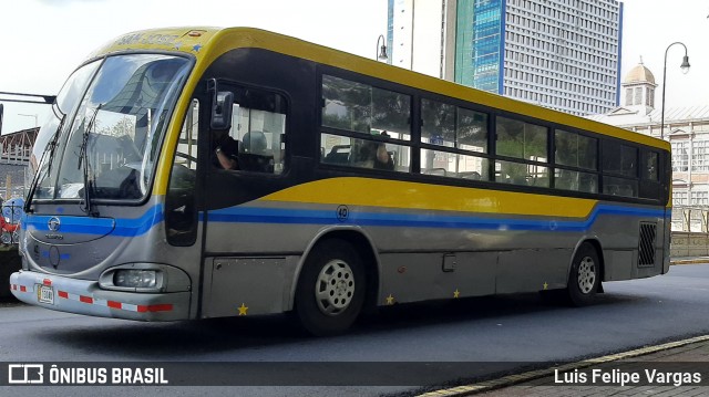 AMSA - Autotransportes Moravia 40 na cidade de Carmen, San José, San José, Costa Rica, por Luis Felipe Vargas. ID da foto: 9020904.