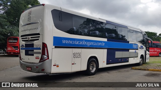 Auto Viação Bragança 18.026 na cidade de São Paulo, São Paulo, Brasil, por JULIO SILVA. Número da foto: #9022146.