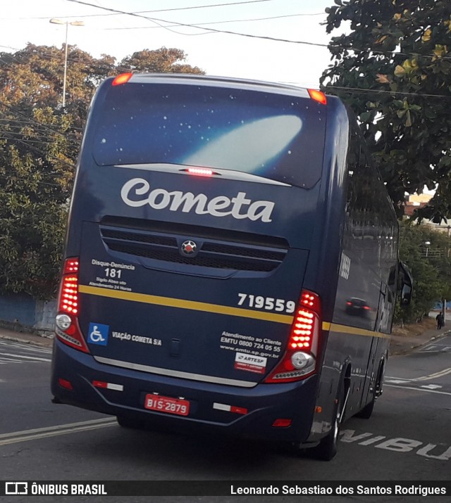 Viação Cometa 719559 na cidade de Campinas, São Paulo, Brasil, por Leonardo Sebastiao dos Santos Rodrigues. ID da foto: 9022190.