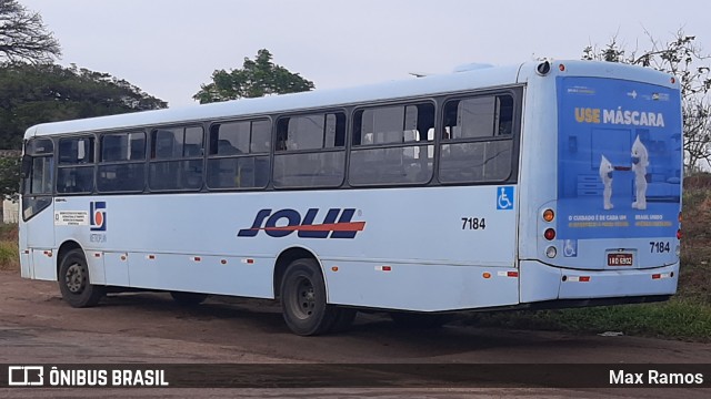 SOUL - Sociedade de Ônibus União Ltda. 7184 na cidade de Alvorada, Rio Grande do Sul, Brasil, por Max Ramos. Número da foto: #9021664.