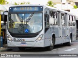 Auto Viação São José dos Pinhais EL320 na cidade de Curitiba, Paraná, Brasil, por Ricardo Fontes Moro. Número da foto: #:id.