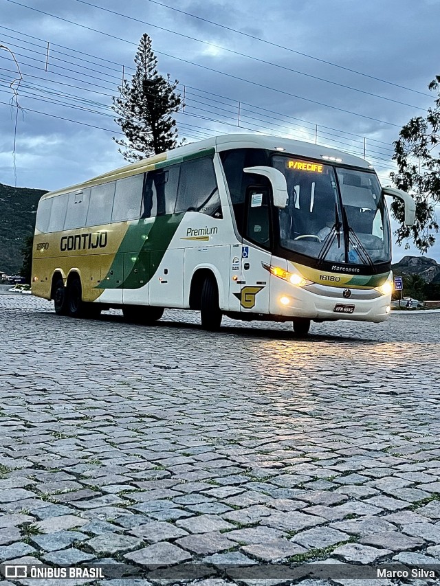 Empresa Gontijo de Transportes 18180 na cidade de Milagres, Bahia, Brasil, por Marco Silva. ID da foto: 9023713.