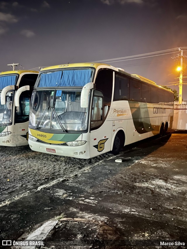 Empresa Gontijo de Transportes 14855 na cidade de Feira de Santana, Bahia, Brasil, por Marco Silva. ID da foto: 9024453.