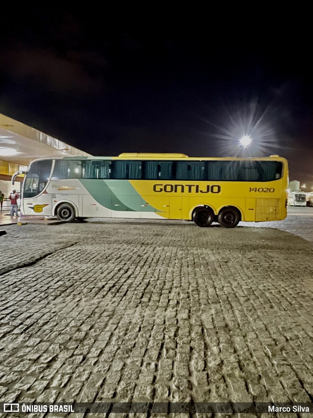 Empresa Gontijo de Transportes 14020 na cidade de Feira de Santana, Bahia, Brasil, por Marco Silva. ID da foto: 9024404.