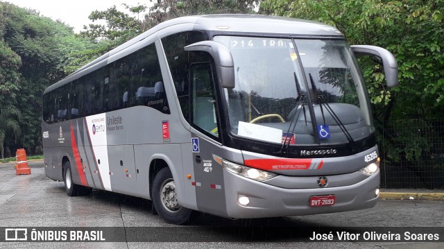 Empresa de Ônibus Pássaro Marron 45205 na cidade de São Paulo, São Paulo, Brasil, por José Vitor Oliveira Soares. Número da foto: #9022951.