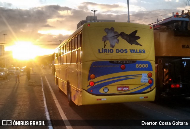 Viação Lírio dos Vales 8900 na cidade de Cariacica, Espírito Santo, Brasil, por Everton Costa Goltara. Número da foto: #9026143.