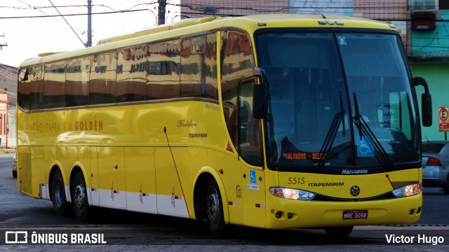 Viação Itapemirim 5515 na cidade de Belém, Pará, Brasil, por Victor Hugo. ID da foto: 9025643.