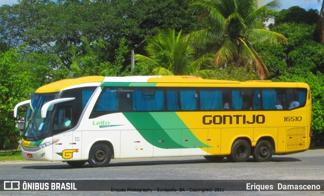 Empresa Gontijo de Transportes 16510 na cidade de Eunápolis, Bahia, Brasil, por Eriques  Damasceno. Número da foto: #9025438.