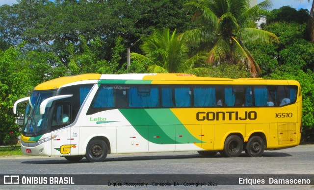 Empresa Gontijo de Transportes 16510 na cidade de Eunápolis, Bahia, Brasil, por Eriques  Damasceno. ID da foto: 9025438.