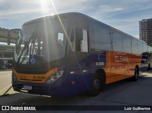 Evanil Transportes e Turismo RJ 132.062 na cidade de Rio de Janeiro, Rio de Janeiro, Brasil, por Luiz Guilherme. Número da foto: #9026333.