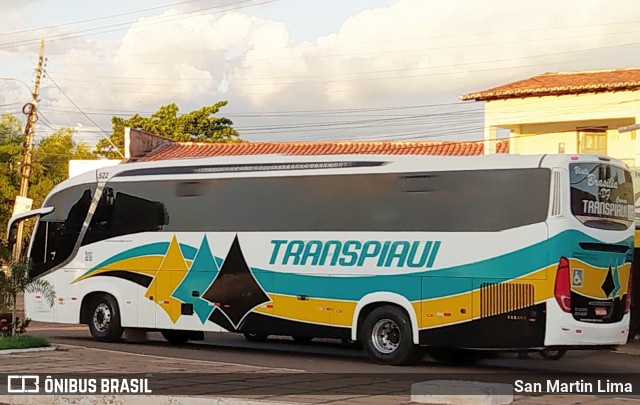 Viação Transpiauí 522 na cidade de José de Freitas, Piauí, Brasil, por San Martin Lima. ID da foto: 9025647.