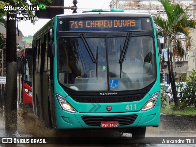 VSFL - Viação São Francisco 411 na cidade de Juiz de Fora, Minas Gerais, Brasil, por Alexandre Tilli. Número da foto: #9026018.