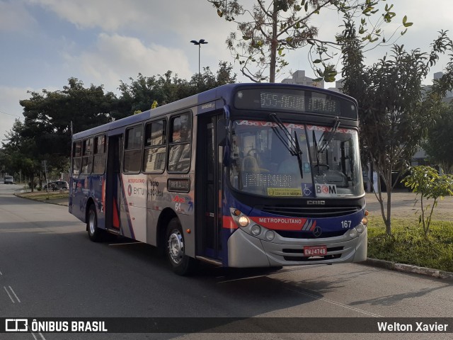 Auto Viação ABC 167 na cidade de Diadema, São Paulo, Brasil, por Welton Xavier. ID da foto: 9027253.