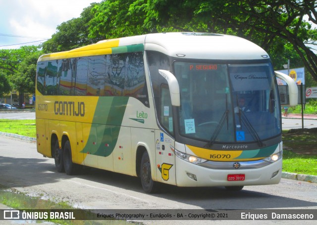 Empresa Gontijo de Transportes 16070 na cidade de Eunápolis, Bahia, Brasil, por Eriques  Damasceno. ID da foto: 9025439.