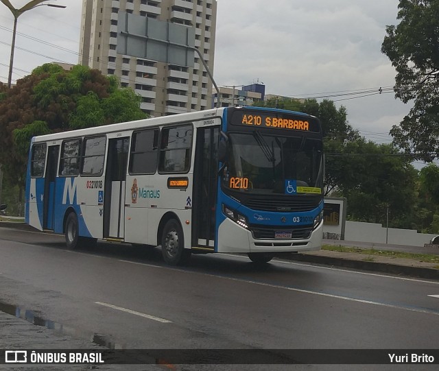 Viação São Pedro 0321018 na cidade de Manaus, Amazonas, Brasil, por Yuri Brito. ID da foto: 9027960.