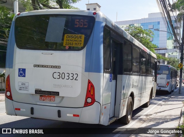 Transportes Futuro C30332 na cidade de Rio de Janeiro, Rio de Janeiro, Brasil, por Jorge Gonçalves. Número da foto: #9027621.