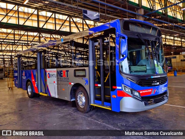 Next Mobilidade - ABC Sistema de Transporte 21001 na cidade de Botucatu, São Paulo, Brasil, por Matheus Santos Cavalcante. ID da foto: 9027992.