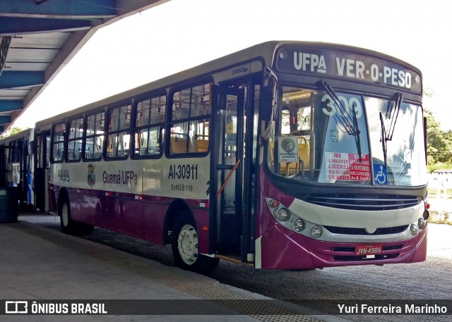 Guajará AI-30911 na cidade de Belém, Pará, Brasil, por Yuri Ferreira Marinho. Número da foto: #9027599.