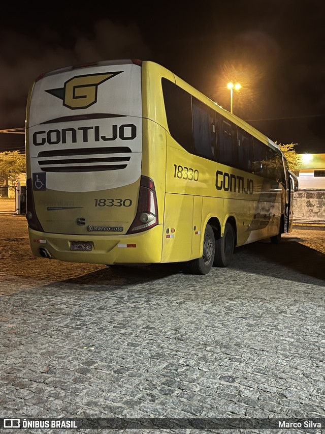 Empresa Gontijo de Transportes 18330 na cidade de Aracaju, Sergipe, Brasil, por Marco Silva. Número da foto: #9030593.