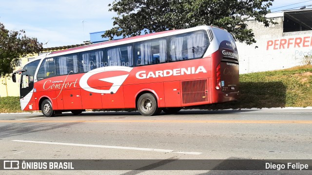 Expresso Gardenia 4110 na cidade de Formiga, Minas Gerais, Brasil, por Diego Felipe. Número da foto: #9029101.