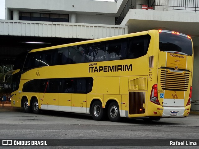 Viação Itapemirim 17019 na cidade de Niterói, Rio de Janeiro, Brasil, por Rafael Lima. Número da foto: #9030562.