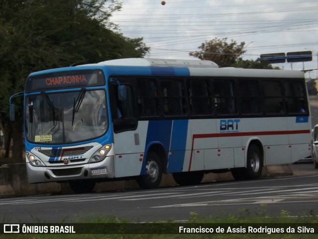 BRT - Barroso e Ribeiro Transportes 114 na cidade de Teresina, Piauí, Brasil, por Francisco de Assis Rodrigues da Silva. Número da foto: #9027962.