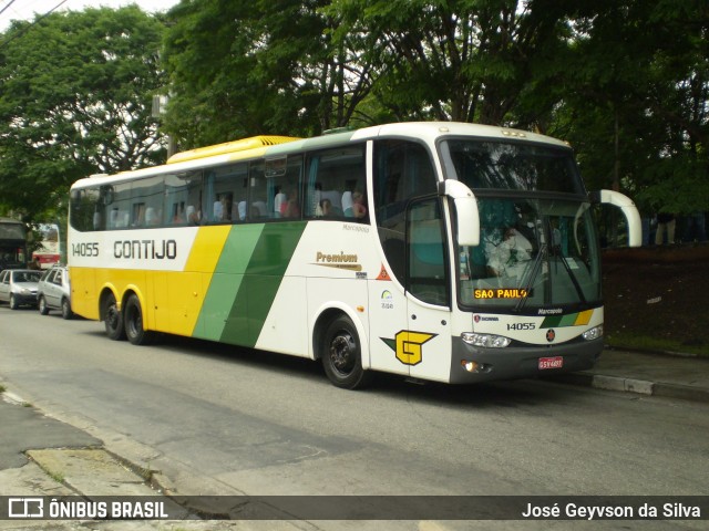 Empresa Gontijo de Transportes 14055 na cidade de São Paulo, São Paulo, Brasil, por José Geyvson da Silva. ID da foto: 9029525.