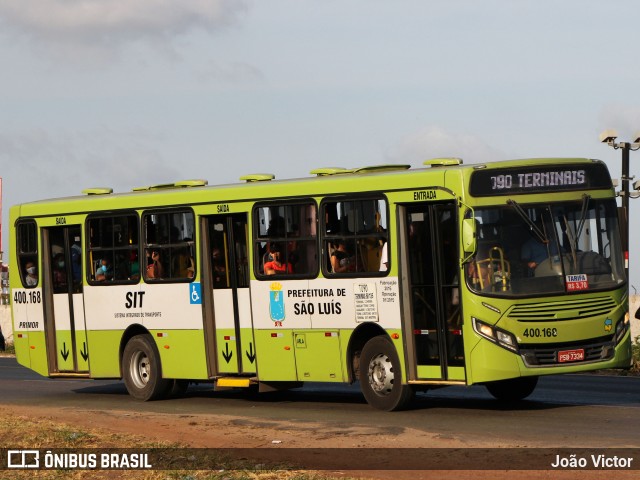 Viação Primor 400.168 na cidade de São Luís, Maranhão, Brasil, por João Victor. ID da foto: 9030780.