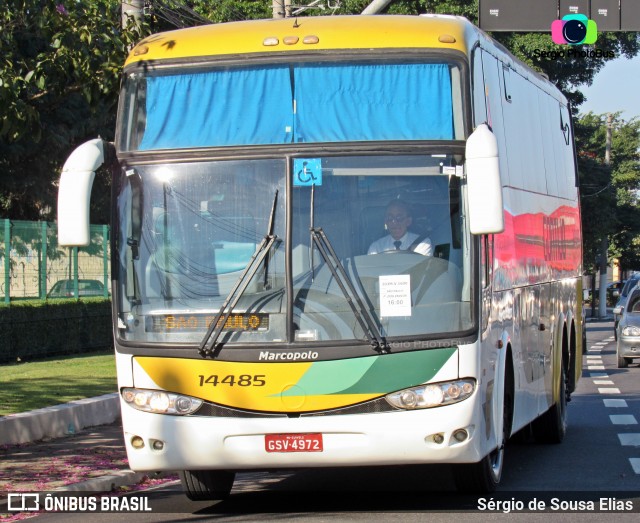 Empresa Gontijo de Transportes 14485 na cidade de São Paulo, São Paulo, Brasil, por Sérgio de Sousa Elias. ID da foto: 9030029.