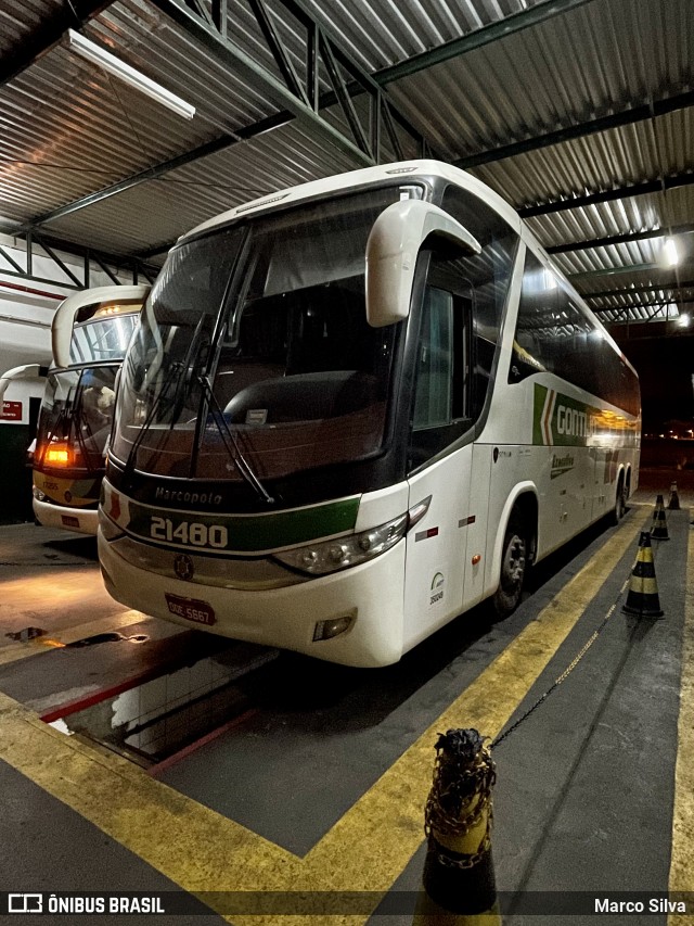 Empresa Gontijo de Transportes 21480 na cidade de Aracaju, Sergipe, Brasil, por Marco Silva. ID da foto: 9027893.