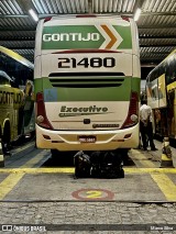 Empresa Gontijo de Transportes 21480 na cidade de Aracaju, Sergipe, Brasil, por Marco Silva. ID da foto: :id.