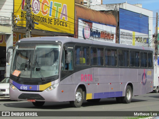 Rota Transportes Rodoviários 6195 na cidade de Itabuna, Bahia, Brasil, por Matheus Lex. Número da foto: #9031004.
