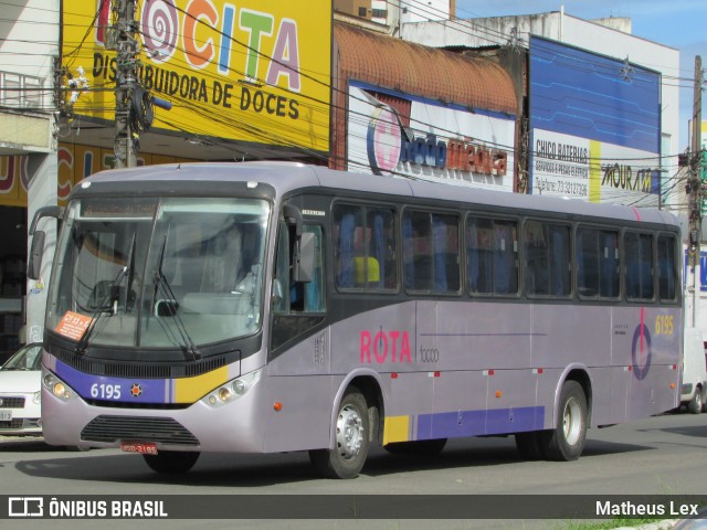 Rota Transportes Rodoviários 6195 na cidade de Itabuna, Bahia, Brasil, por Matheus Lex. ID da foto: 9031004.