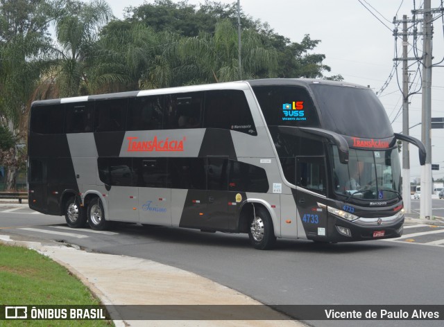 TransAcácia Turismo 4733 na cidade de São Paulo, São Paulo, Brasil, por Vicente de Paulo Alves. Número da foto: #9031048.