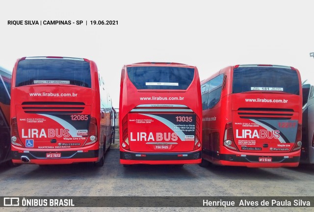 Lirabus 12085 na cidade de Campinas, São Paulo, Brasil, por Henrique Alves de Paula Silva. Número da foto: #9031227.