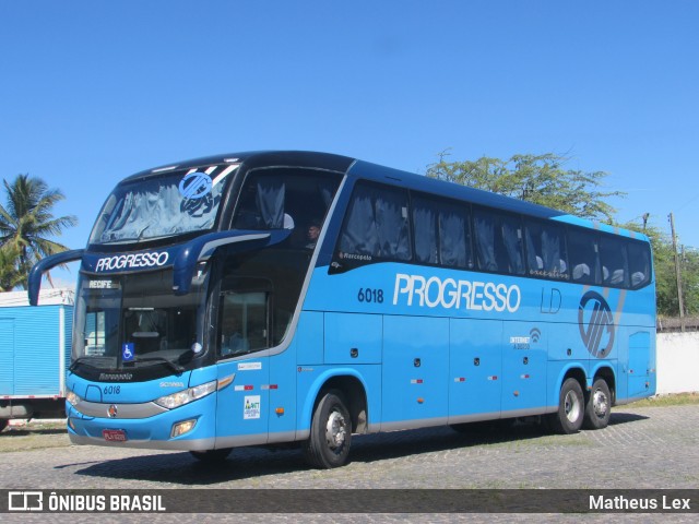 Auto Viação Progresso 6018 na cidade de Caruaru, Pernambuco, Brasil, por Matheus Lex. Número da foto: #9031006.