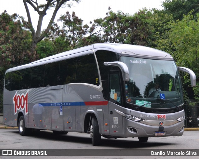 Auto Viação 1001 RJ 108.1102 na cidade de São Paulo, São Paulo, Brasil, por Danilo Marcelo Silva. Número da foto: #9032145.