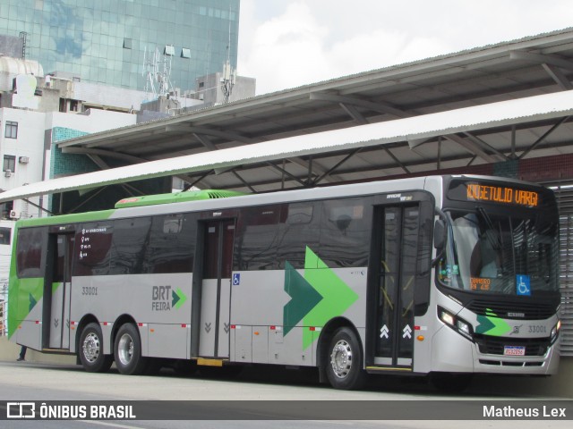 Auto Ônibus São João 33001 na cidade de Feira de Santana, Bahia, Brasil, por Matheus Lex. Número da foto: #9030949.