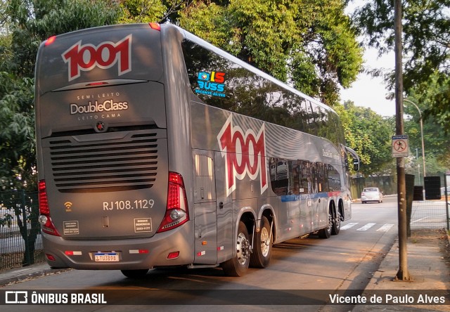 Auto Viação 1001 RJ 108.1129 na cidade de São Paulo, São Paulo, Brasil, por Vicente de Paulo Alves. Número da foto: #9030992.