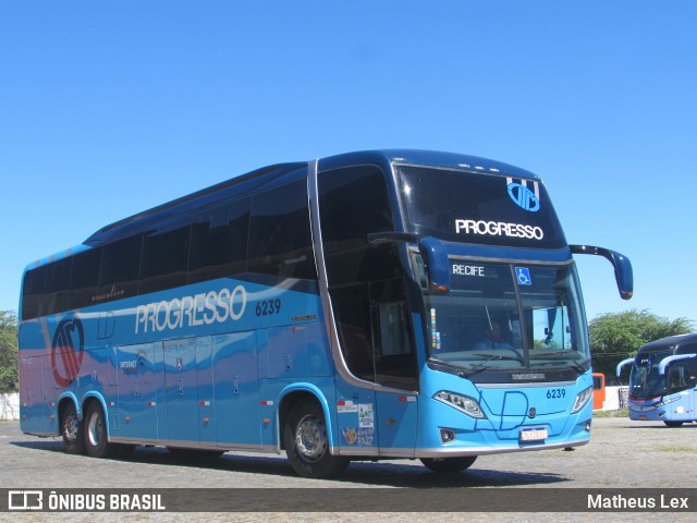 Auto Viação Progresso 6239 na cidade de Caruaru, Pernambuco, Brasil, por Matheus Lex. ID da foto: 9030973.