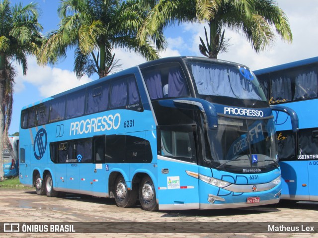 Auto Viação Progresso 6231 na cidade de Recife, Pernambuco, Brasil, por Matheus Lex. Número da foto: #9031042.