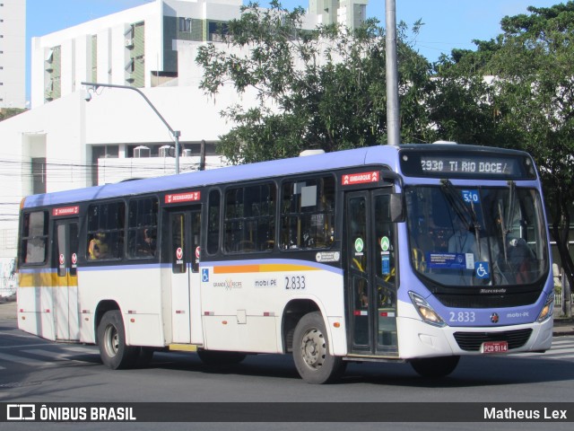 Mobibrasil São Lourenço >>> Mobi-PE 2.833 na cidade de Recife, Pernambuco, Brasil, por Matheus Lex. Número da foto: #9030945.