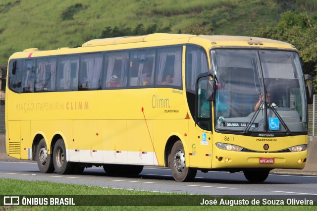 Viação Itapemirim 8611 na cidade de Aparecida, São Paulo, Brasil, por José Augusto de Souza Oliveira. ID da foto: 9033247.