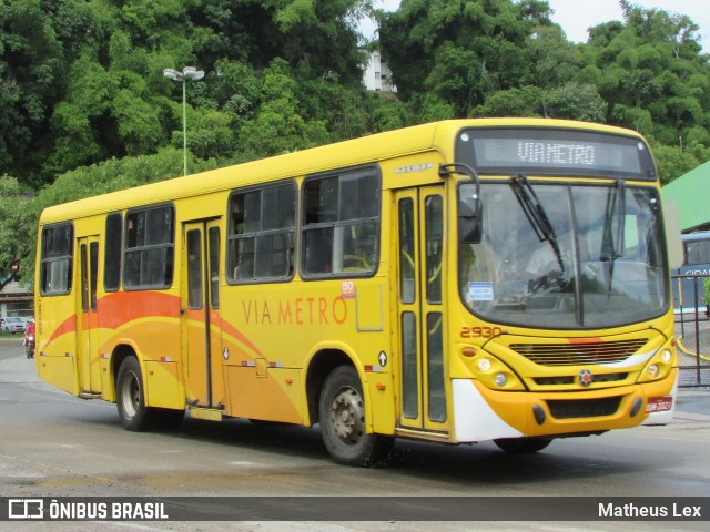 Via Metro Transportes Urbanos 2930 na cidade de Ilhéus, Bahia, Brasil, por Matheus Lex. ID da foto: 9030943.