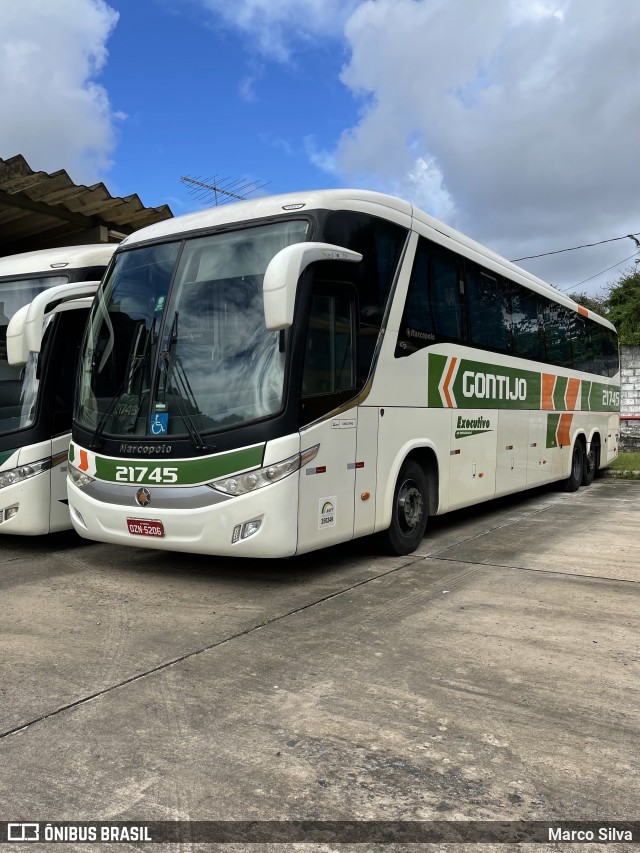 Empresa Gontijo de Transportes 21745 na cidade de Recife, Pernambuco, Brasil, por Marco Silva. ID da foto: 9035107.