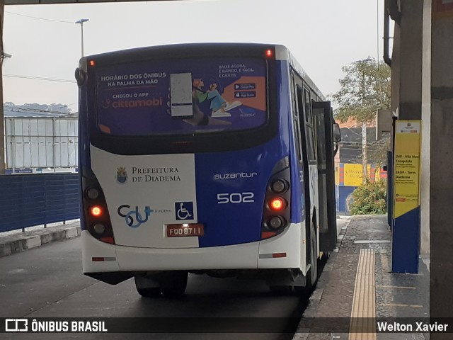 Suzantur Diadema 502 na cidade de Diadema, São Paulo, Brasil, por Welton Xavier. ID da foto: 9035782.