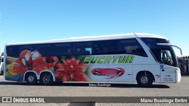 Eucatur - Empresa União Cascavel de Transportes e Turismo 4924 na cidade de Cascavel, Paraná, Brasil, por Manu Busóloga Betim. Número da foto: #9035202.
