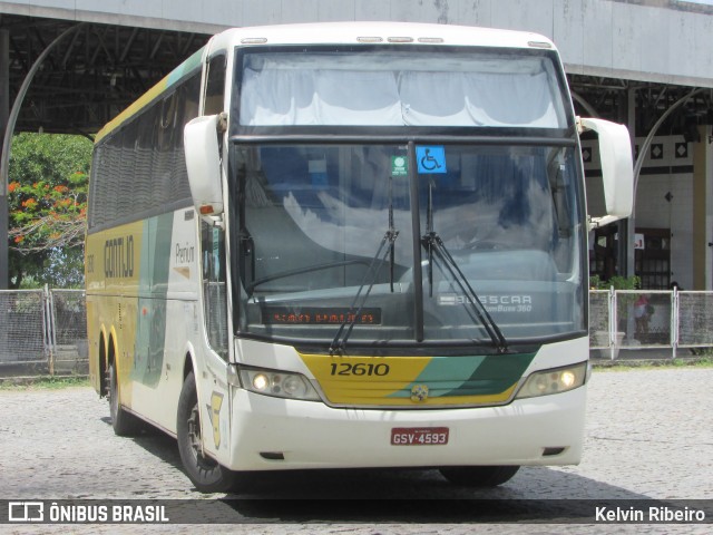 Empresa Gontijo de Transportes 12610 na cidade de Campos dos Goytacazes, Rio de Janeiro, Brasil, por Kelvin Ribeiro. ID da foto: 9035991.